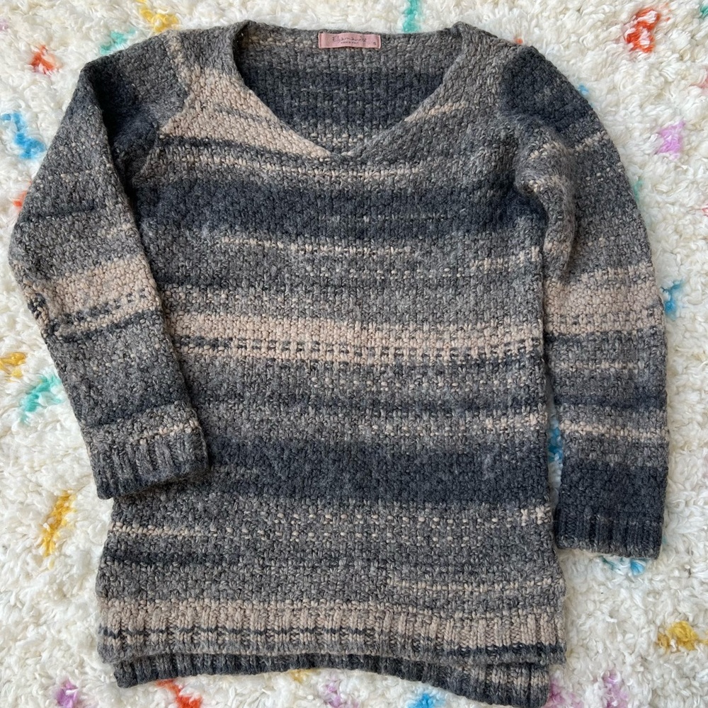 Anthropologie | Elsamanda Chunky Knit Marled Sweater